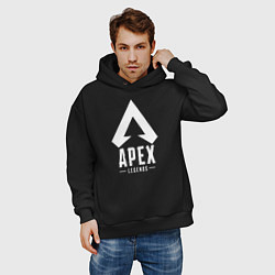 Толстовка оверсайз мужская Apex Legends, цвет: черный — фото 2