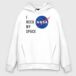 Мужское худи оверсайз Nasa i need my space