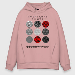 Мужское худи оверсайз TOP: Blurryface