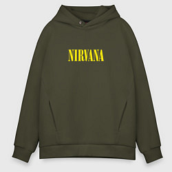 Мужское худи оверсайз Nirvana Нирвана Логотип