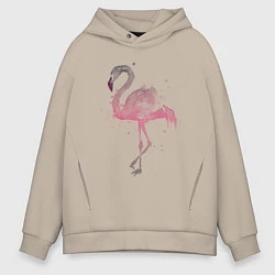 Толстовка оверсайз мужская Flamingo, цвет: миндальный