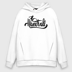 Мужское худи оверсайз Handball lettering