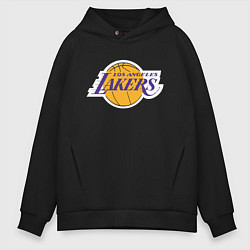 Мужское худи оверсайз LA LAKERSспина