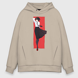 Толстовка оверсайз мужская Bungou Stray Dogs, цвет: миндальный