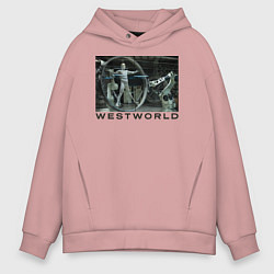 Толстовка оверсайз мужская Westworld, цвет: пыльно-розовый