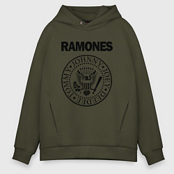 Мужское худи оверсайз RAMONES