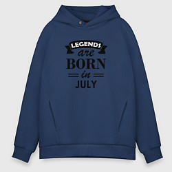 Мужское худи оверсайз Legends are born in july