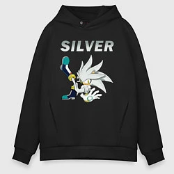 Мужское худи оверсайз SONIC Silver