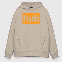 Мужское худи оверсайз Hub