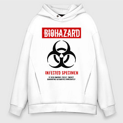 Мужское худи оверсайз Biohazard