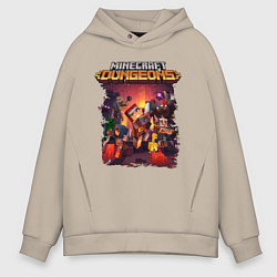 Мужское худи оверсайз Minecraft Dungeons