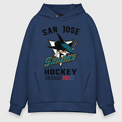 Мужское худи оверсайз SAN JOSE SHARKS