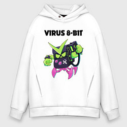 Мужское худи оверсайз BRAWL STARS VIRUS 8-BIT