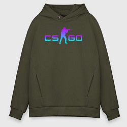 Мужское худи оверсайз CS GO NEON