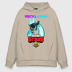 Мужское худи оверсайз BRAWL STARS MECHA CROW