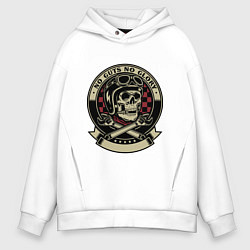 Мужское худи оверсайз No guts no glory