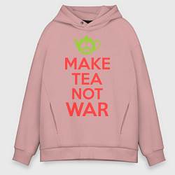 Мужское худи оверсайз Make tea not war