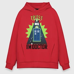 Мужское худи оверсайз Trust me, i'm doctor who