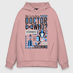 Мужское худи оверсайз Hello, i'm the Doctor