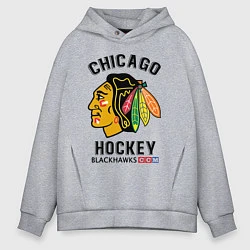 Мужское худи оверсайз CHICAGO BLACKHAWKS NHL