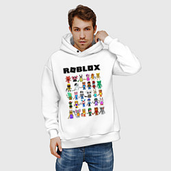 Толстовка оверсайз мужская ROBLOX PIGGY, цвет: белый — фото 2
