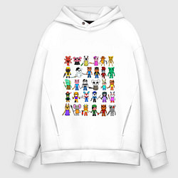 Толстовка оверсайз мужская ROBLOX PIGGY, цвет: белый