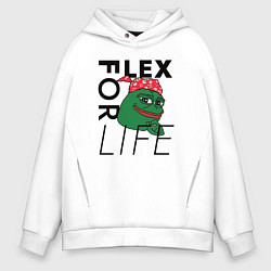 Мужское худи оверсайз FLEX FOR LIFE