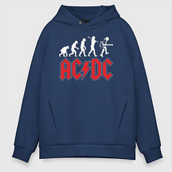 Мужское худи оверсайз ACDC