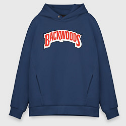 Толстовка оверсайз мужская BACKWOODS, цвет: тёмно-синий
