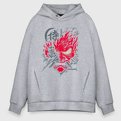 Толстовка оверсайз мужская Samurai 77 V 2, цвет: меланж