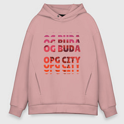 Мужское худи оверсайз OG Buda OPG City Strobe Effect