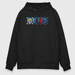 Толстовка оверсайз мужская ONE PIECE ВАН ПИС, цвет: черный
