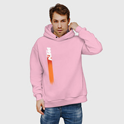 Толстовка оверсайз мужская KTM КТМ Z, цвет: светло-розовый — фото 2