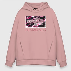 Мужское худи оверсайз DIAMONDS