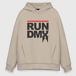 Толстовка оверсайз мужская RUN DMX, цвет: миндальный