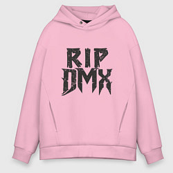 Толстовка оверсайз мужская RIP DMX, цвет: светло-розовый