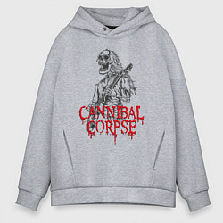 Мужское худи оверсайз Cannibal Corpse Труп Каннибала Z