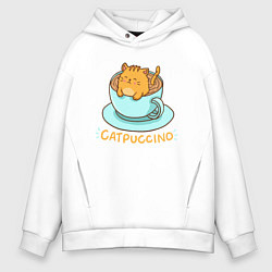 Мужское худи оверсайз Catpuccino