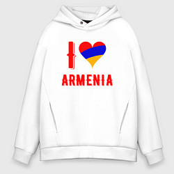 Мужское худи оверсайз I Love Armenia