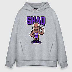 Толстовка оверсайз мужская Shaq, цвет: меланж