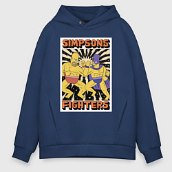 Мужское худи оверсайз Simpsons fighters