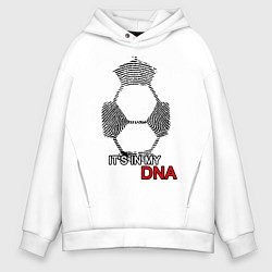 Мужское худи оверсайз FOOTBALL IN MY DNA