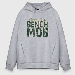 Толстовка оверсайз мужская Milwaukee Bench Mob, цвет: меланж