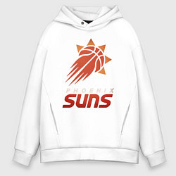 Толстовка оверсайз мужская Suns Basketball, цвет: белый