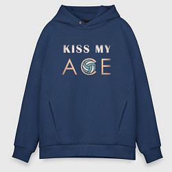 Мужское худи оверсайз Kiss My Ace