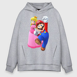 Мужское худи оверсайз Mario Princess