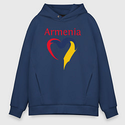 Мужское худи оверсайз Armenia Heart