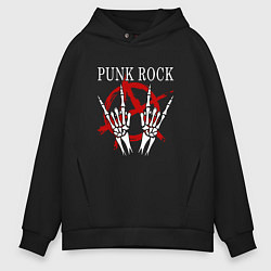 Мужское худи оверсайз Панк Рок Punk Rock