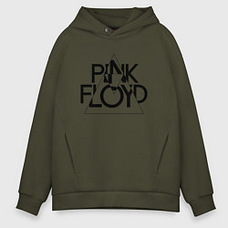 Мужское худи оверсайз PINK FLOYD LOGO ПИНК ФЛОЙД