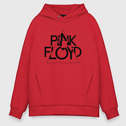 Мужское худи оверсайз PINK FLOYD LOGO ПИНК ФЛОЙД